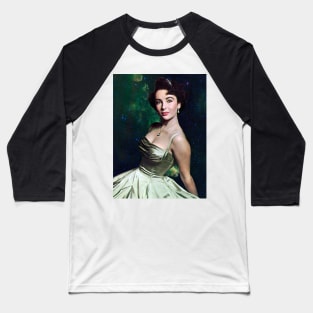 Elizabeth Taylor in Space: Starlight Starlets Baseball T-Shirt